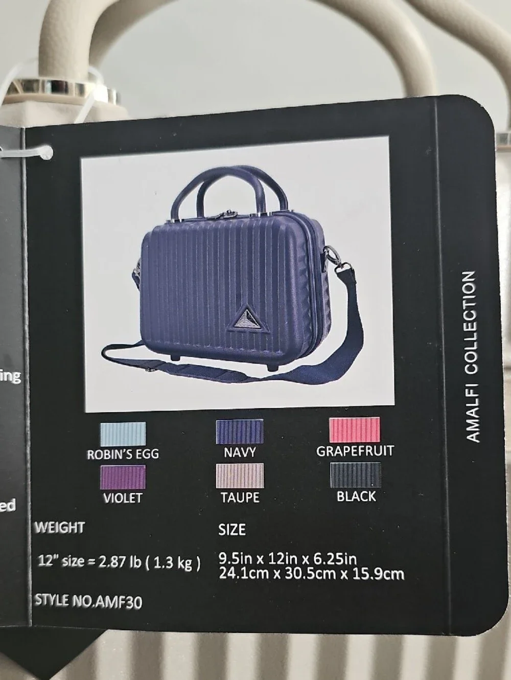 Triforce Elite Performance Travelware Beauty Case 9.5 X 12 X 6.25